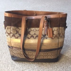 Coach Multi-fabric Bucket Bag